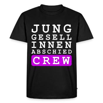 Hen Party Crew Hen - Men's Premium Organic T-Shirt - black - Front - Nico (187cm)