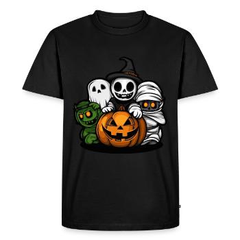 Halloween Comic Party Trick Or Treat - T-shirt Premium bio Homme - noir - Devant - Nico (187cm)