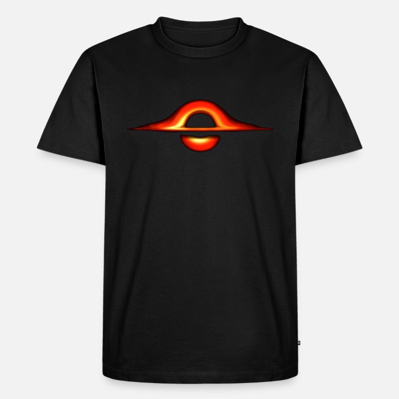 Black Hole - Männer Premium Bio T-Shirt - Schwarz