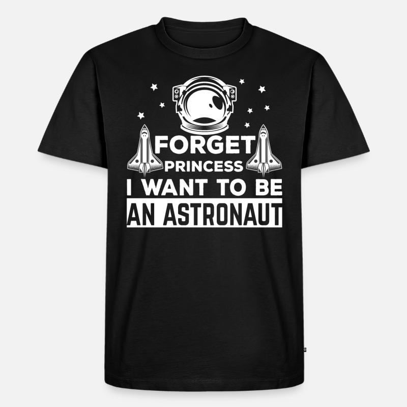 Astronaut Space Space Rocket - Men's Premium Organic T-Shirt - black