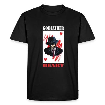 Gentlemen Godfather Godfather Sponsorship Uncle Godchild - Men's Premium Organic T-Shirt - black - Front - Nico (187cm)