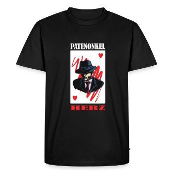 Gentlemen Godfather Godfather Sponsorship Uncle Godchild - Men's Premium Organic T-Shirt - black - Front - Nico (187cm)