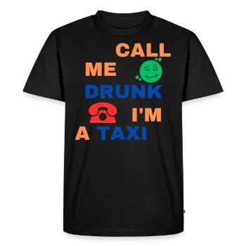 Trop ivre - T-shirt Premium bio Homme - noir - Devant - Nico (187cm)
