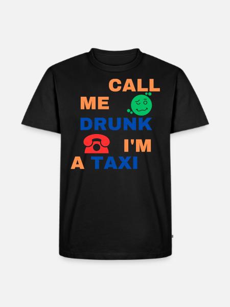 Too drunk - Men's Premium Organic T-Shirt - black