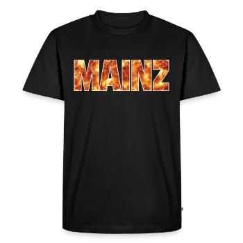 Mayence - T-shirt Premium bio Homme - noir - Devant - Nico (187cm)