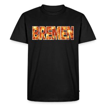 Brême - T-shirt Premium bio Homme - noir - Devant - Nico (187cm)