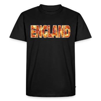England - Men's Premium Organic T-Shirt - black - Front - Nico (187cm)