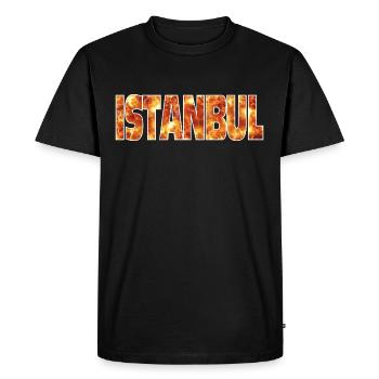 Istanbul - T-shirt Premium bio Homme - noir - Devant - Nico (187cm)