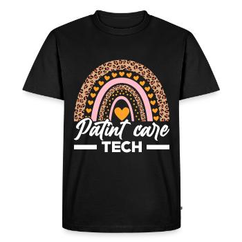 Nursing service for the elderly care Nursing - Men's Premium Organic T-Shirt - black - Front - Nico (187cm)