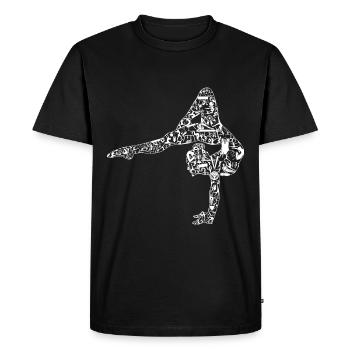 Gymnaste Gymnastique rythmique Gymnastique artistique - T-shirt Premium bio Homme - noir - Devant - Nico (187cm)