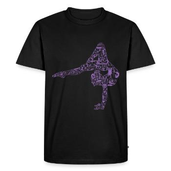 Gymnaste Gymnastique rythmique Gymnastique artistique - T-shirt Premium bio Homme - noir - Devant - Nico (187cm)