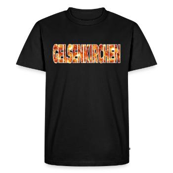Gelsenkirchen - T-shirt Premium bio Homme - noir - Devant - Nico (187cm)
