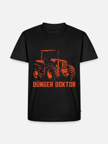 Dünger Doktor - Männer Premium Bio T-Shirt - Schwarz