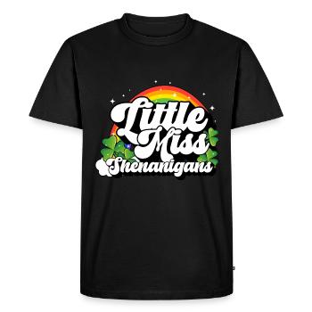 Petites manigances de la Saint-Patrick Femme - T-shirt Premium bio Homme - noir - Devant - Nico (187cm)