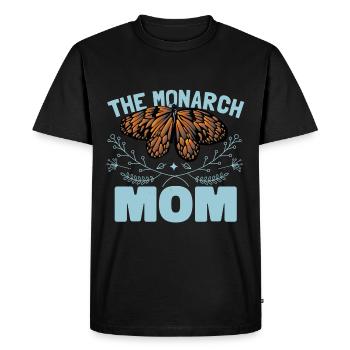 The Monarch Mom - Men's Premium Organic T-Shirt - black - Front - Nico (187cm)