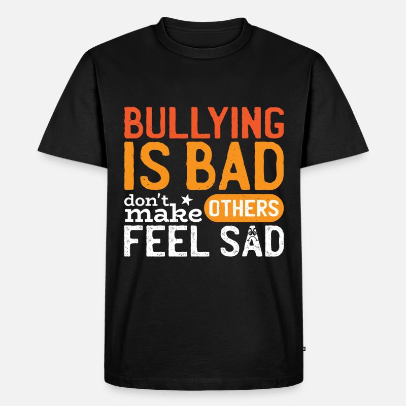 Nationaler Bully-Monat - Männer Premium Bio T-Shirt - Schwarz