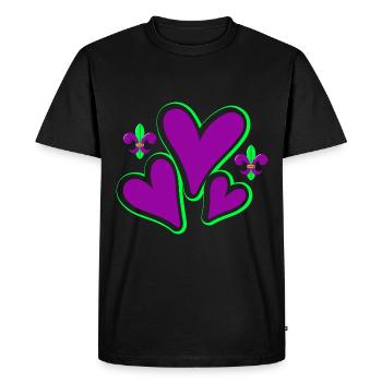 Mardi Gras Parade Fest Carnaval Carnaval - T-shirt Premium bio Homme - noir - Devant - Nico (187cm)
