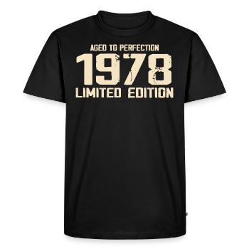 1978 Limited edition 1978 Birthday 1978 Retro - Men's Premium Organic T-Shirt - black - Front - Nico (187cm)