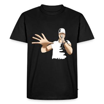 beatboxer live love beatbox - Musique Percussion - T-shirt Premium bio Homme - noir - Devant - Nico (187cm)