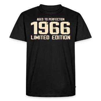 1966 Limited edition 1966 Birthday 1966 Retro - Men's Premium Organic T-Shirt - black - Front - Nico (187cm)