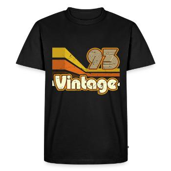 1993 Anniversaire né en 1993 Retro Vintage - T-shirt Premium bio Homme - noir - Devant - Nico (187cm)