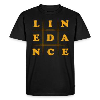 Danse en ligne - Danse en ligne - T-shirt Premium bio Homme - noir - Devant - Nico (187cm)