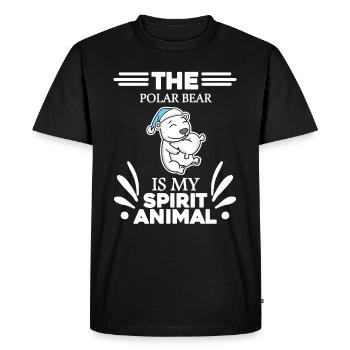 Polar Bear Polar Bear Bear - Men's Premium Organic T-Shirt - black - Front - Nico (187cm)