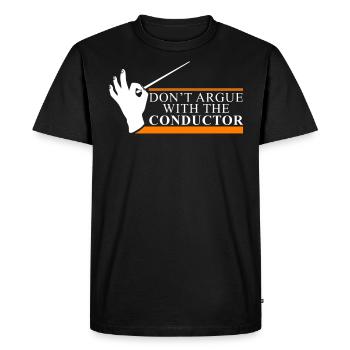 Chef d'orchestre Maestro Orchestra Choir Chef Gift - T-shirt Premium bio Homme - noir - Devant - Nico (187cm)