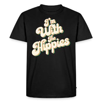 Musique hippie | Hippies Lifestyle 60 Idée cadeau - T-shirt Premium bio Homme - noir - Devant - Nico (187cm)