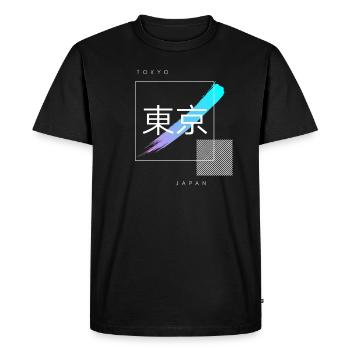 Japon Tokyo, cadeau, voyage, vacances - T-shirt Premium bio Homme - noir - Devant - Nico (187cm)
