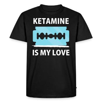 La drogue de la kétamine | Keta autre chose ? Idée de cadeau techno - T-shirt Premium bio Homme - noir - Devant - Nico (187cm)
