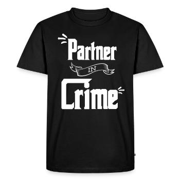 partenaire dans le crime - T-shirt Premium bio Homme - noir - Devant - Nico (187cm)