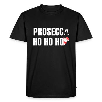 Prosecco Noël | Cadeaux de la veille de Noël - T-shirt Premium bio Homme - noir - Devant - Nico (187cm)