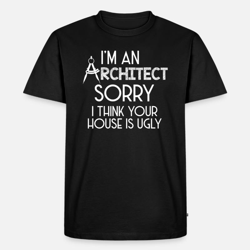 Architecte | Profession architecte architecte cadeau - T-shirt Premium bio Homme - noir