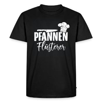 Köche Spruch | Koch Hobbykoch Kochen Geschenkideen - Männer Premium Bio T-Shirt - Schwarz - Vorne - Nico (187cm)