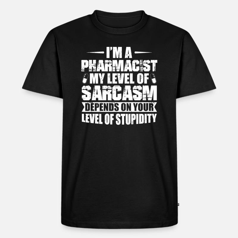Pharmacists | Pharmacist gift ideas - Men's Premium Organic T-Shirt - black