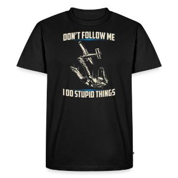 Parachutisme | Cadeaux de parachutisme parachutisme - T-shirt Premium bio Homme - noir - Devant - Nico (187cm)