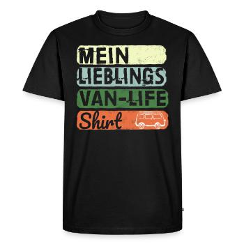 Darling Van-Life camper camping camper - Men's Premium Organic T-Shirt - black - Front - Nico (187cm)