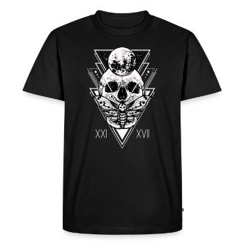Occult Witchcraft | Sacred Geometry - Men's Premium Organic T-Shirt - black - Front - Nico (187cm)