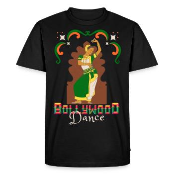 Musique Bollywood, danse Bollywood, danse - T-shirt Premium bio Homme - noir - Devant - Nico (187cm)