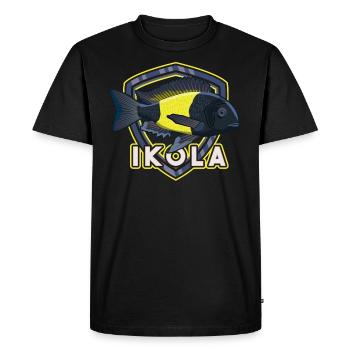 Tropheus Cichlid Tanganyika Cichlide Ikola - T-shirt Premium bio Homme - noir - Devant - Nico (187cm)