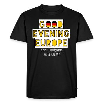 Concours Eurovision de la chanson Allemagne - T-shirt Premium bio Homme - noir - Devant - Nico (187cm)