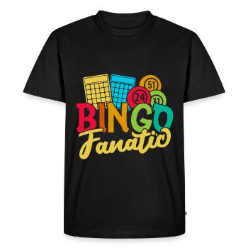 Jeu de bingo fanatique bingo - T-shirt Premium bio Homme - noir - Devant - Nico (187cm)