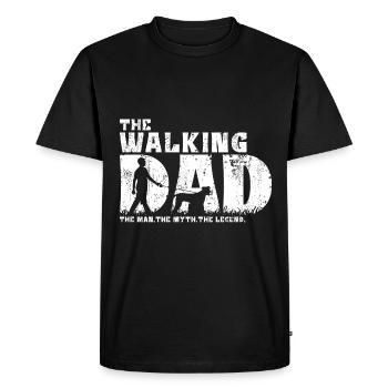 Bardino Majorero Canario Walking Dad Papa Master - T-shirt Premium bio Homme - noir - Devant - Nico (187cm)