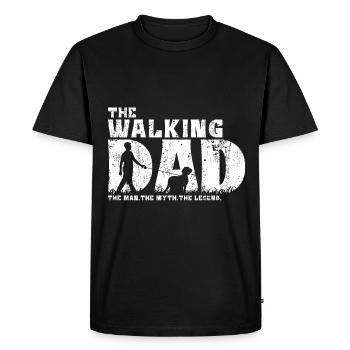 Bracco Italiano Papa Papa maître pour lui - T-shirt Premium bio Homme - noir - Devant - Nico (187cm)