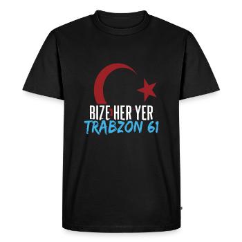 Bize her yer Trabzon - T-shirt Premium bio Homme - noir - Devant - Nico (187cm)