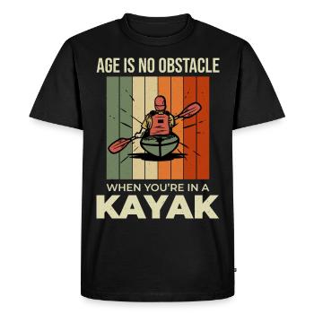 kayaking Gradma Kayak Canoe Kayaker Funny - Men's Premium Organic T-Shirt - black - Front - Nico (187cm)