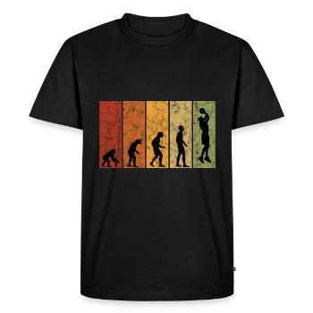 Basketteur basketteur - T-shirt Premium bio Homme - noir - Devant - Nico (187cm)