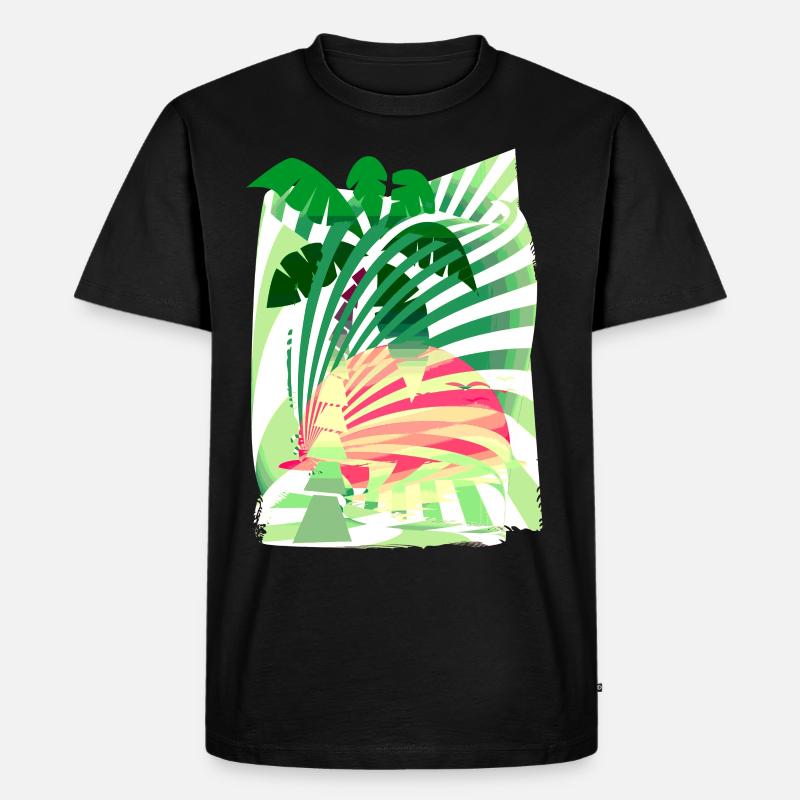 Palm Sun Vacances d’été - T-shirt Premium bio Homme - noir