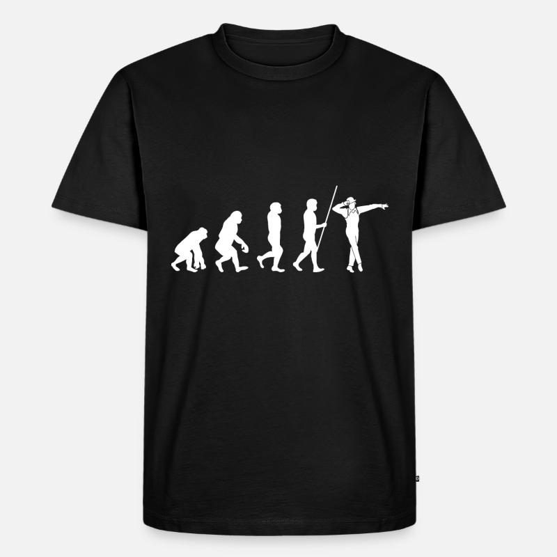 Tänzer Stepptanz - Männer Premium Bio T-Shirt - Schwarz